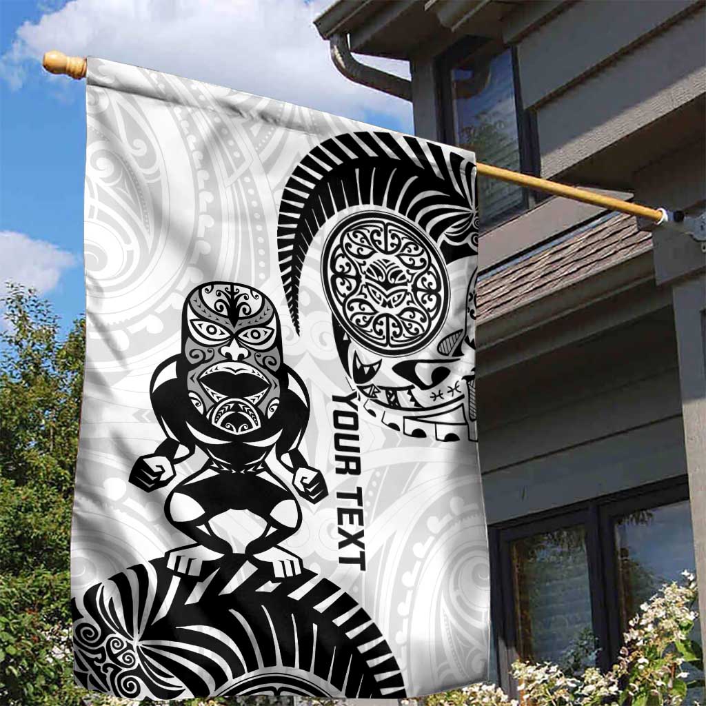 Custom Aotearoa Football Garden Flag NZ Maori Tiki Go Champions LT14 - Polynesian Pride