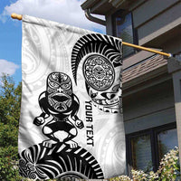 Custom Aotearoa Football Garden Flag NZ Maori Tiki Go Champions LT14 - Polynesian Pride