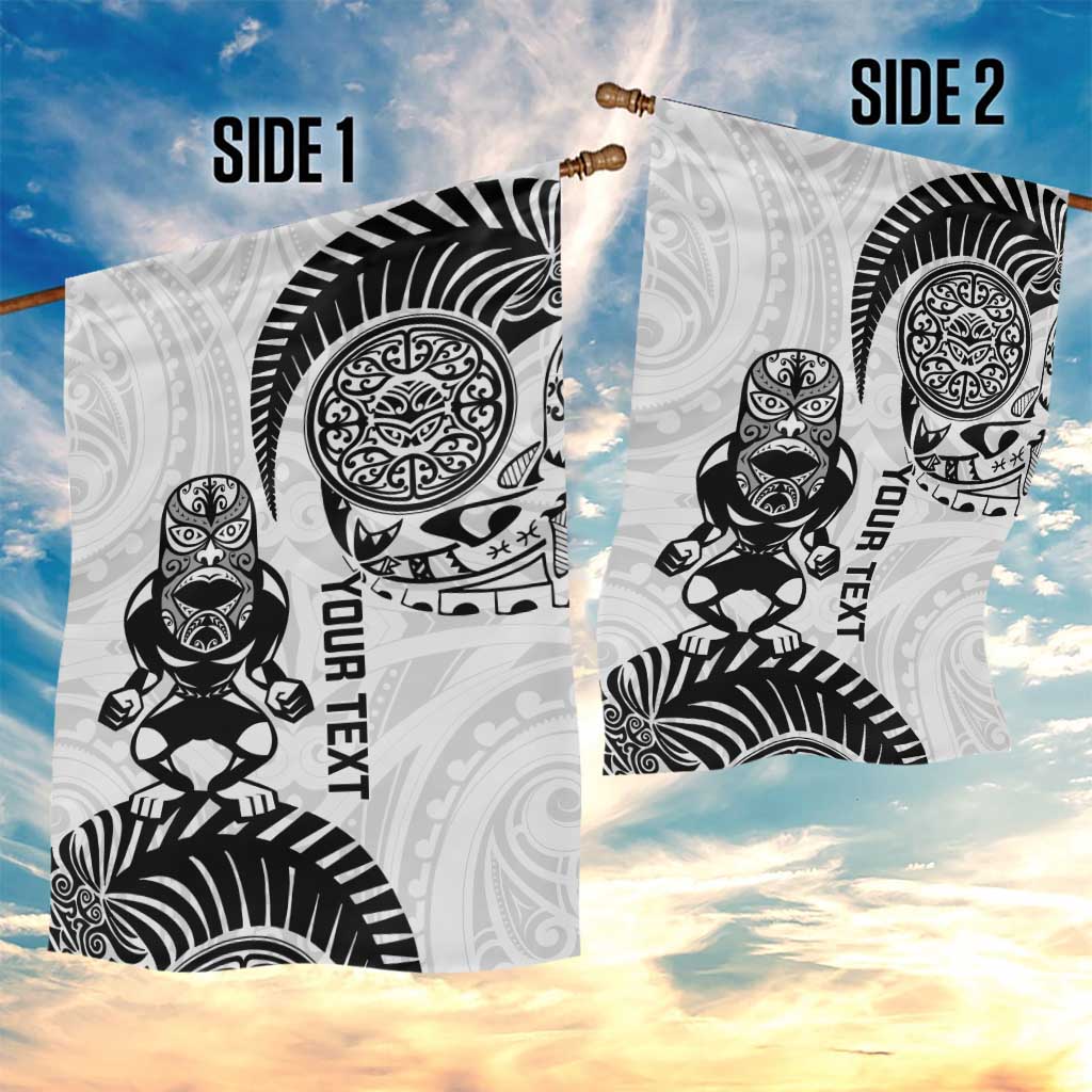 Custom Aotearoa Football Garden Flag NZ Maori Tiki Go Champions LT14 - Polynesian Pride