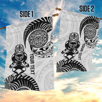 Custom Aotearoa Football Garden Flag NZ Maori Tiki Go Champions LT14 - Polynesian Pride