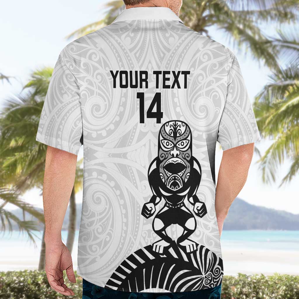 Custom Aotearoa Football Hawaiian Shirt NZ Maori Tiki Go Champions