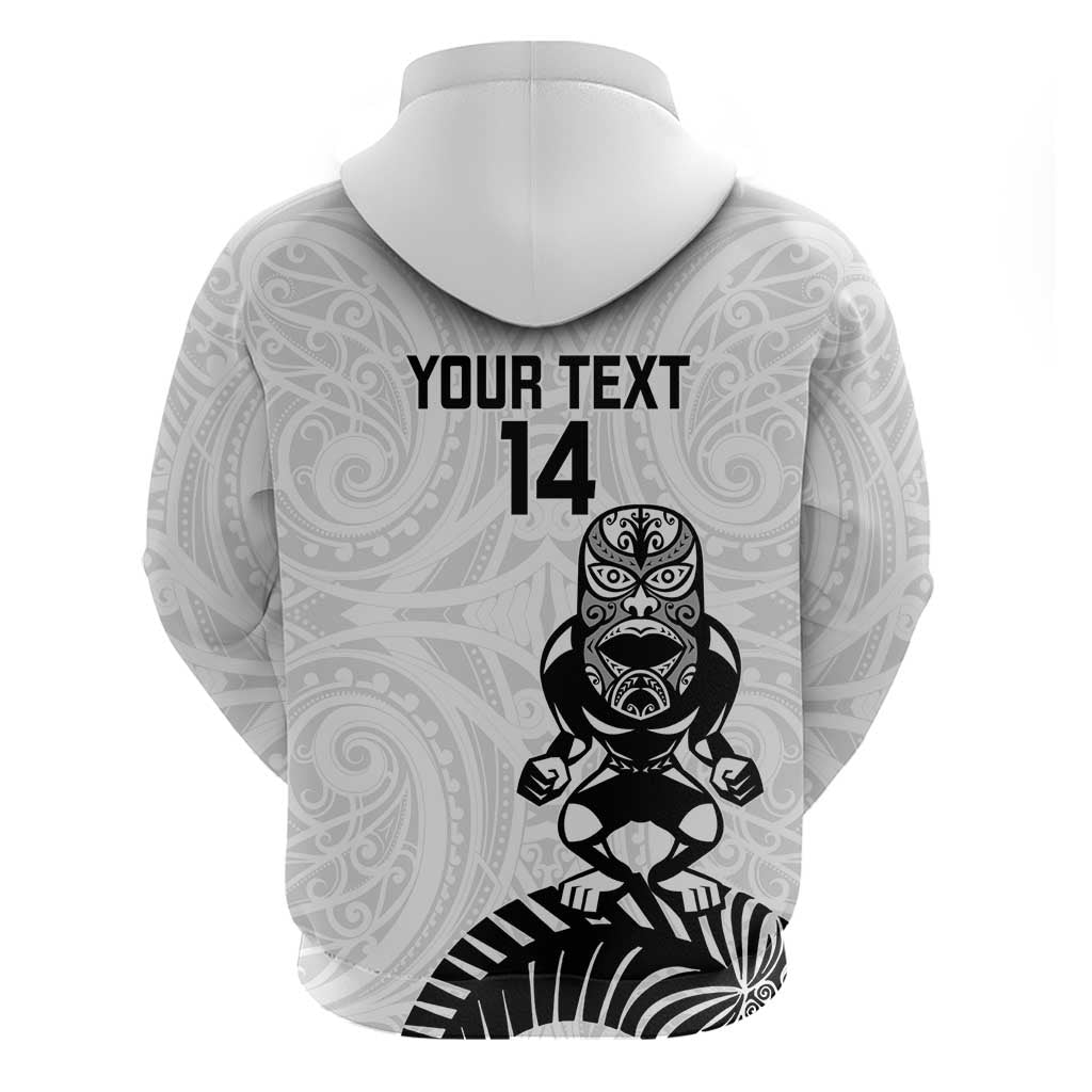 Custom Aotearoa Football Hoodie NZ Maori Tiki Go Champions