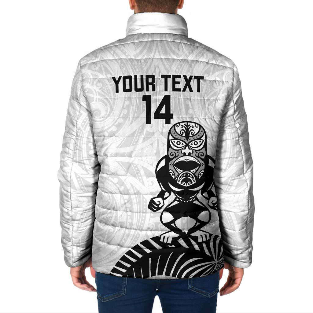 Custom Aotearoa Football Padded Jacket NZ Maori Tiki Go Champions LT14 - Polynesian Pride