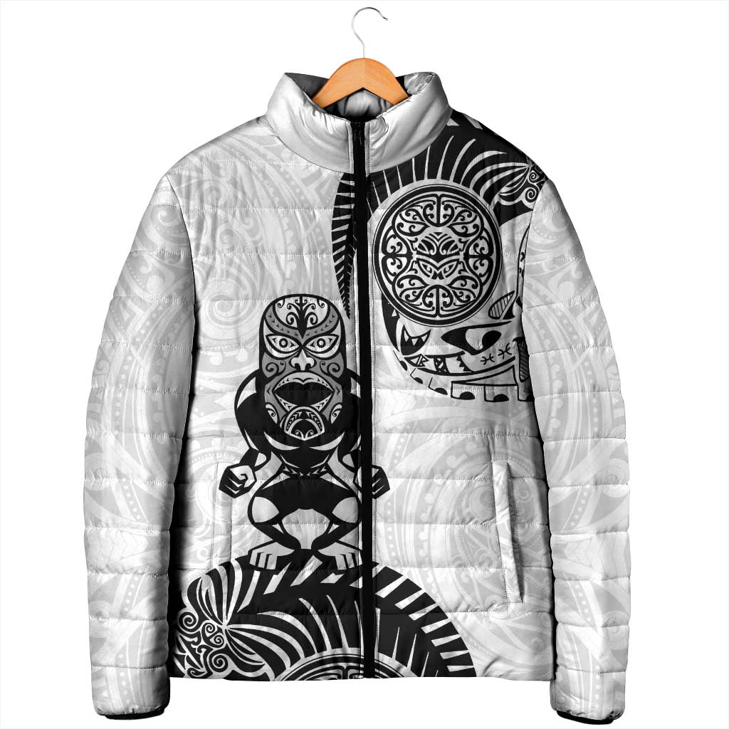 Custom Aotearoa Football Padded Jacket NZ Maori Tiki Go Champions LT14 - Polynesian Pride