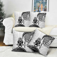 Custom Aotearoa Football Pillow Cover NZ Maori Tiki Go Champions - Polynesian Pride