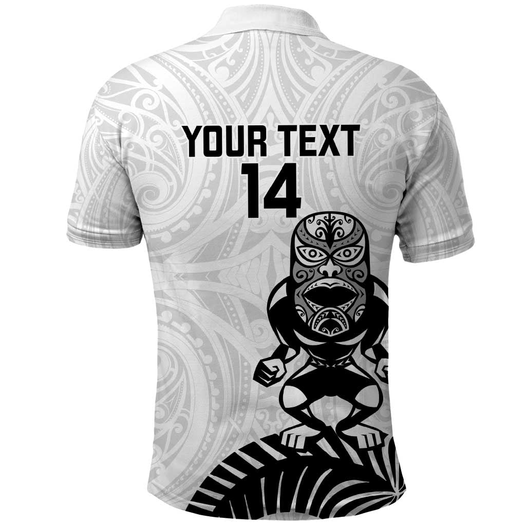 Custom Aotearoa Football Polo Shirt NZ Maori Tiki Go Champions