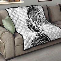 Custom Aotearoa Football Quilt NZ Maori Tiki Go Champions