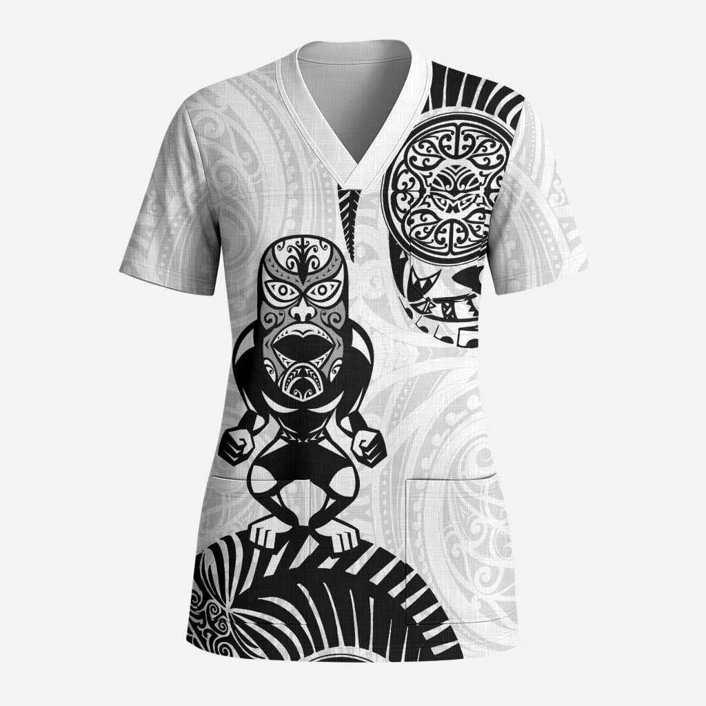 Custom Aotearoa Football Scrub Top NZ Maori Tiki Go Champions - Polynesian Pride