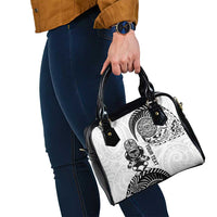 Custom Aotearoa Football Shoulder Handbag NZ Maori Tiki Go Champions LT14 - Polynesian Pride