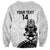 Custom Aotearoa Football Sweatshirt NZ Maori Tiki Go Champions