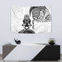 Custom Aotearoa Football Tapestry NZ Maori Tiki Go Champions LT14 - Polynesian Pride
