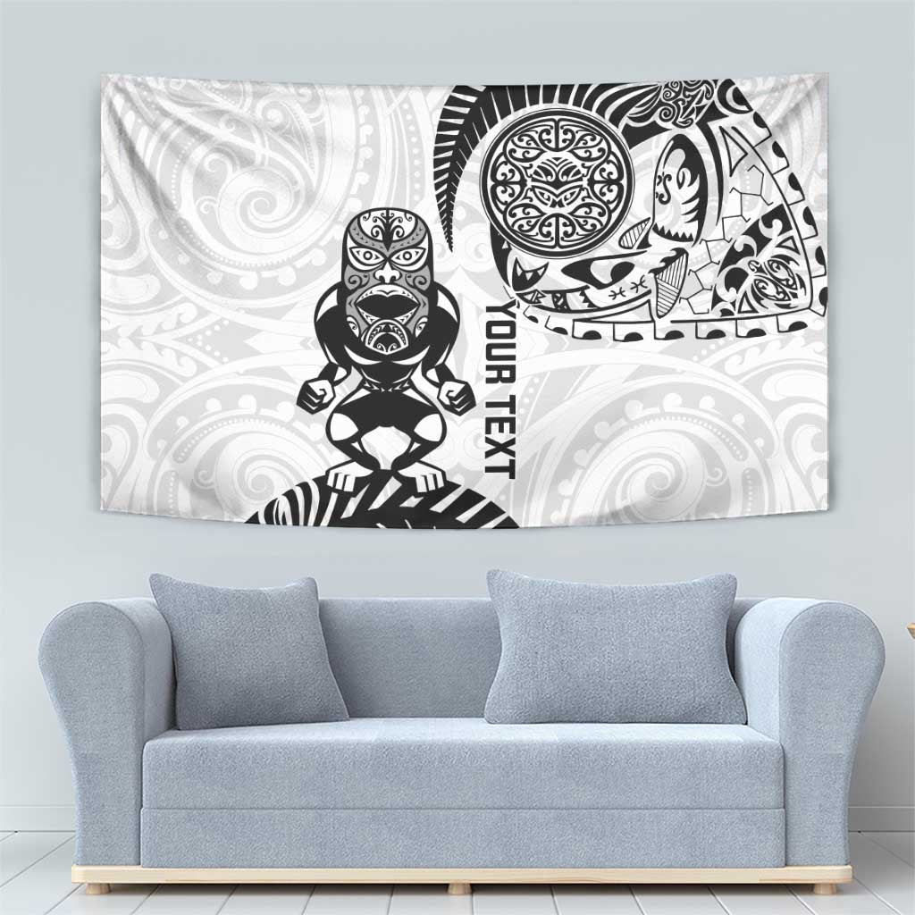 Custom Aotearoa Football Tapestry NZ Maori Tiki Go Champions LT14 - Polynesian Pride