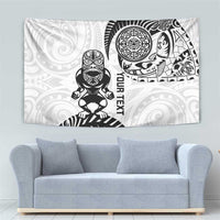 Custom Aotearoa Football Tapestry NZ Maori Tiki Go Champions LT14 - Polynesian Pride