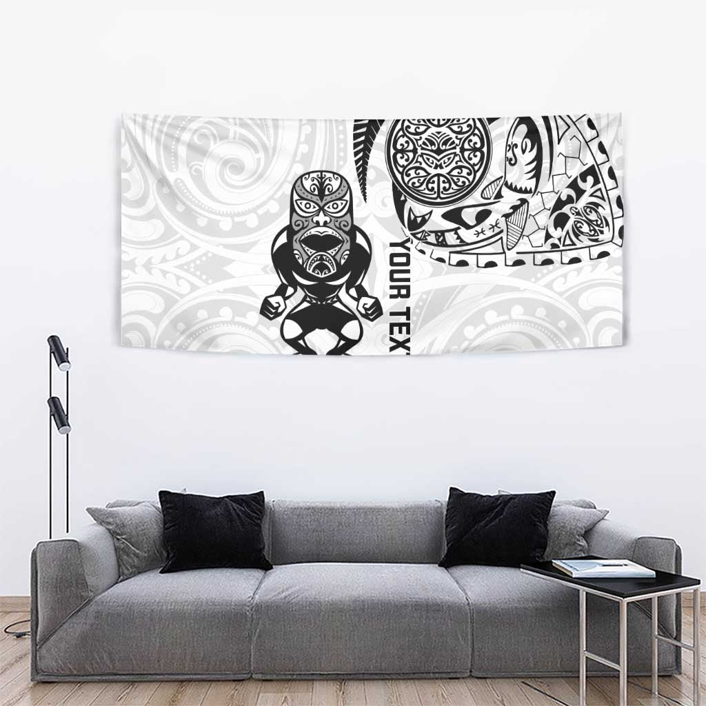 Custom Aotearoa Football Tapestry NZ Maori Tiki Go Champions LT14 - Polynesian Pride