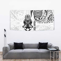 Custom Aotearoa Football Tapestry NZ Maori Tiki Go Champions LT14 - Polynesian Pride