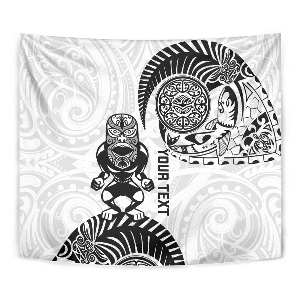 Custom Aotearoa Football Tapestry NZ Maori Tiki Go Champions LT14 - Polynesian Pride