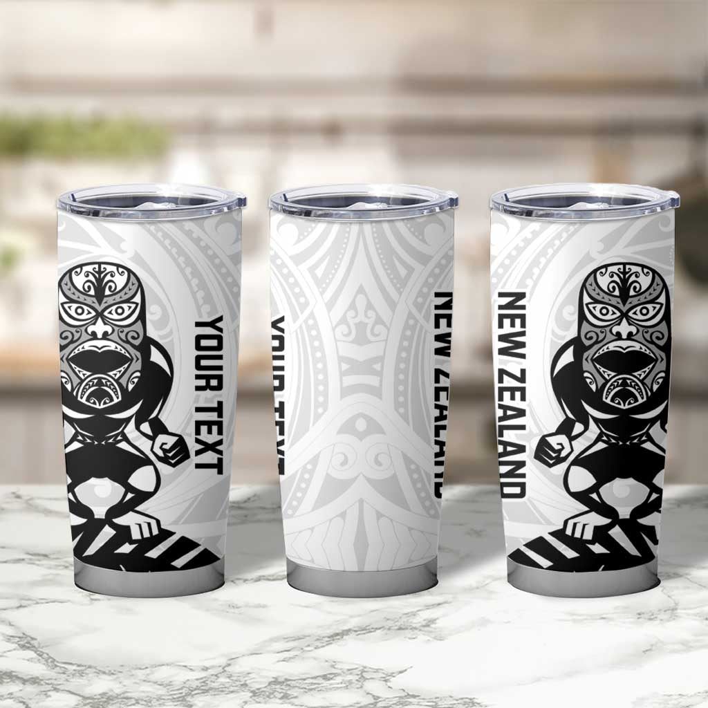 Custom Aotearoa Football Tumbler Cup NZ Maori Tiki Go Champions LT14 - Polynesian Pride