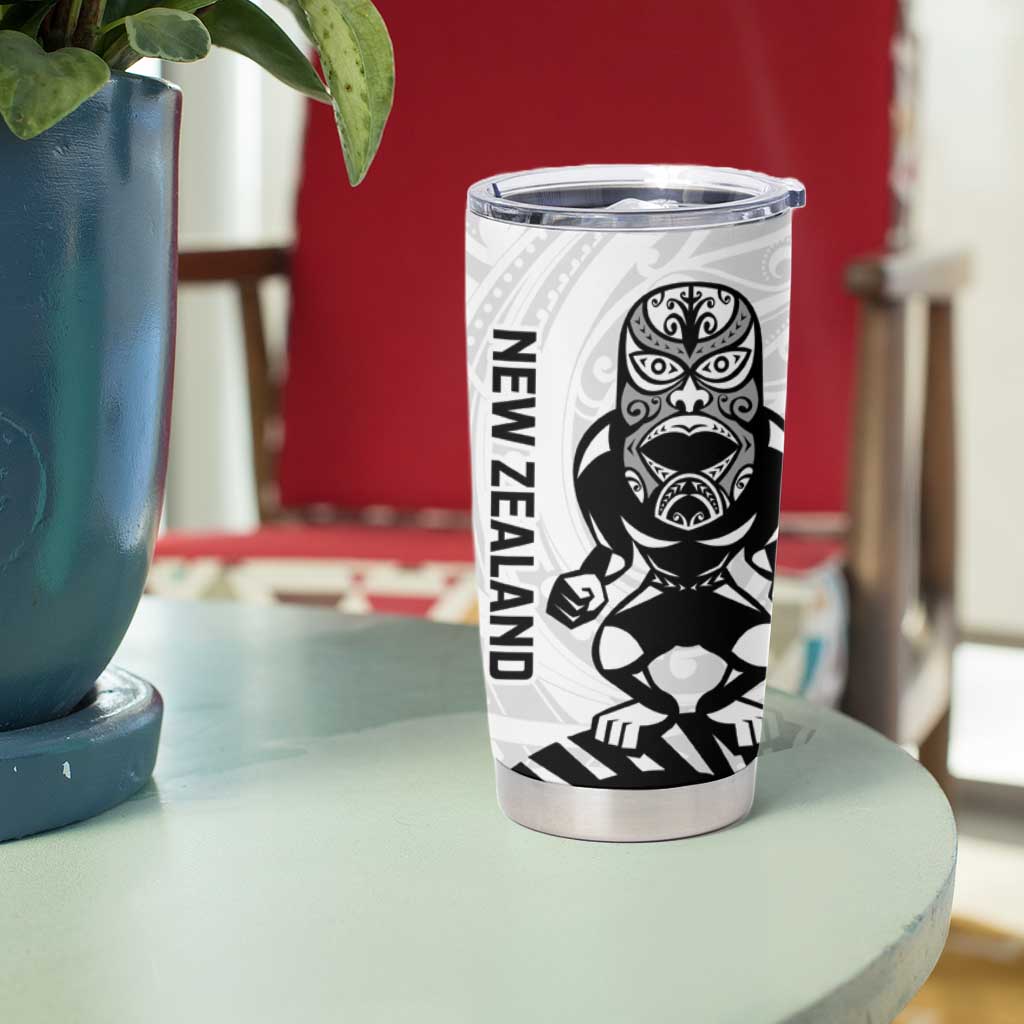 Custom Aotearoa Football Tumbler Cup NZ Maori Tiki Go Champions LT14 - Polynesian Pride