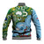 Australia And Fiji Baseball Jacket Aboriginal Mix Fijian Tapa Unique Style LT14 - Polynesian Pride