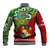 Australia And Tonga Baseball Jacket Aboriginal Mix Tongan Ngatu Unique Style LT14 - Polynesian Pride