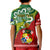 Personalised Australia And Tonga Kid Polo Shirt Aboriginal Mix Tongan Ngatu Unique Style LT14 - Polynesian Pride