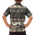 Vintage Bula Fiji Masi Family Matching Off Shoulder Short Dress and Hawaiian Shirt Fijian Tapa Cloth - Polynesian Pride