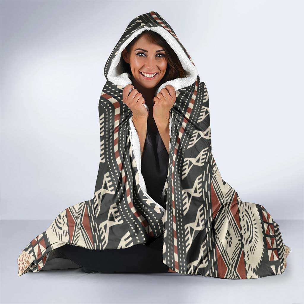 Vintage Bula Fiji Masi Hooded Blanket Fijian Tapa Cloth - Polynesian Pride