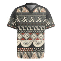 Vintage Bula Fiji Masi Rugby Jersey Fijian Tapa Cloth - Polynesian Pride
