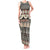 Vintage Bula Fiji Masi Tank Maxi Dress Fijian Tapa Cloth - Polynesian Pride