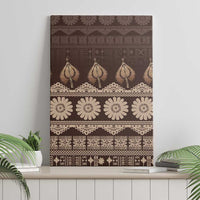 Bula Fiji Iri ni Meke Canvas Wall Art Kuvui Fijian Masi LT14 - Polynesian Pride
