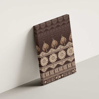 Bula Fiji Iri ni Meke Canvas Wall Art Kuvui Fijian Masi LT14 - Polynesian Pride
