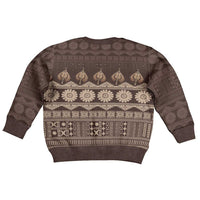 Bula Fiji Iri ni Meke Kid Ugly Christmas Sweater Kuvui Fijian Masi - Polynesian Pride