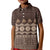 Bula Fiji Iri ni Meke Kid Polo Shirt Kuvui Fijian Masi - Polynesian Pride