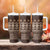 Bula Fiji Iri ni Meke Tumbler With Handle Kuvui Fijian Masi - Polynesian Pride