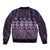 Bula Fiji Iri ni Meke Bomber Jacket Lokaloka Fijian Masi - Polynesian Pride