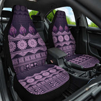 Bula Fiji Iri ni Meke Car Seat Cover Lokaloka Fijian Masi - Polynesian Pride