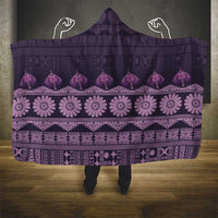 Bula Fiji Iri ni Meke Hooded Blanket Lokaloka Fijian Masi - Polynesian Pride