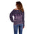 Bula Fiji Iri ni Meke Off Shoulder Sweater Lokaloka Fijian Masi - Polynesian Pride