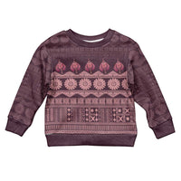 Bula Fiji Iri ni Meke Kid Ugly Christmas Sweater Piqi Fijian Masi - Polynesian Pride