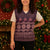 Bula Fiji Iri ni Meke Christmas Knitted V-Neck Vest Piqi Fijian Masi - Polynesian Pride