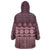 Bula Fiji Iri ni Meke Wearable Blanket Hoodie Piqi Fijian Masi - Polynesian Pride