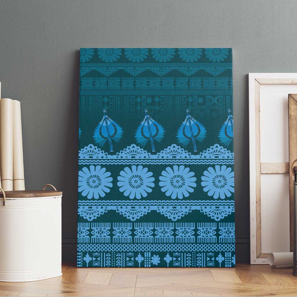 Bula Fiji Iri ni Meke Canvas Wall Art Karakarawa Fijian Masi LT14 - Polynesian Pride