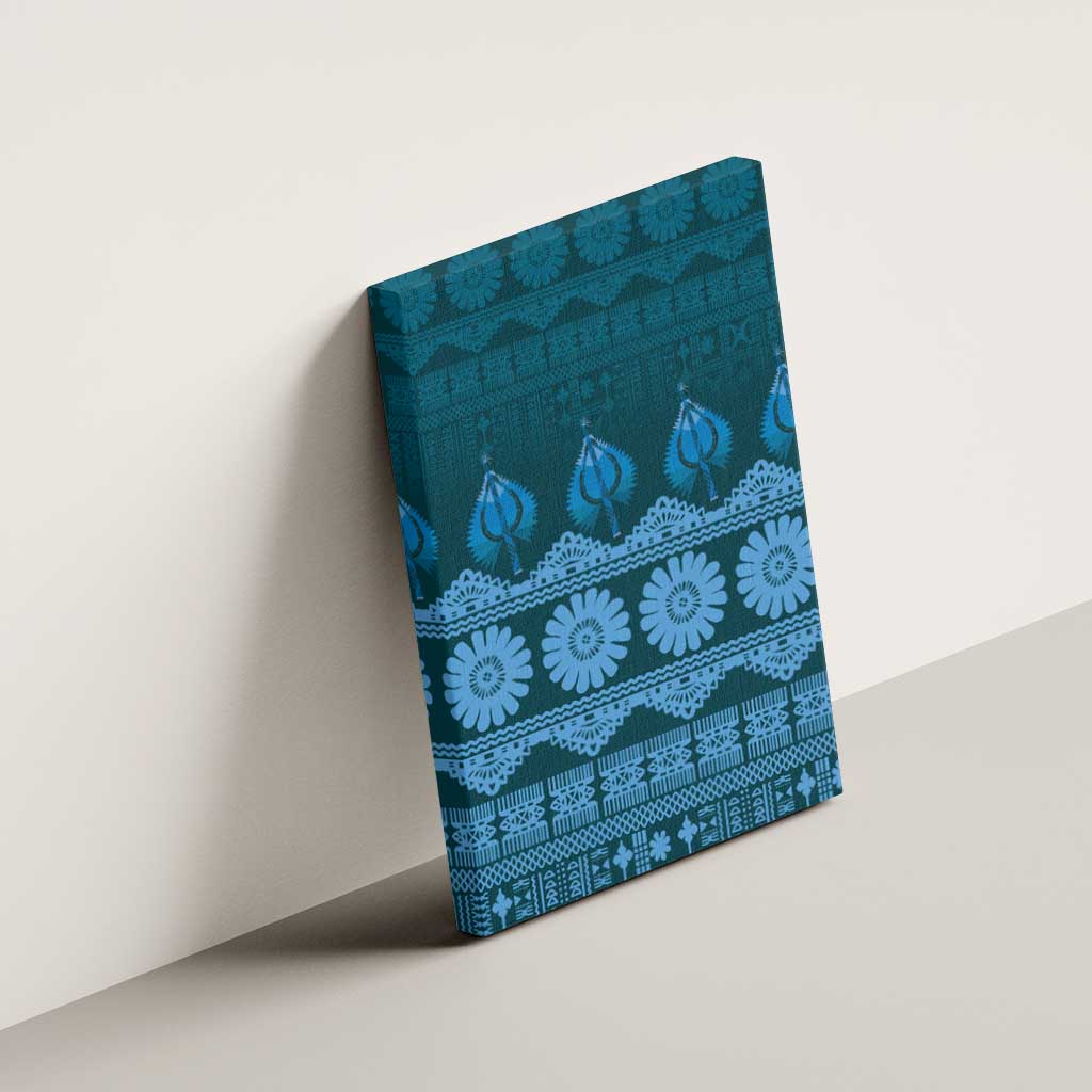 Bula Fiji Iri ni Meke Canvas Wall Art Karakarawa Fijian Masi LT14 - Polynesian Pride