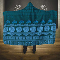 Bula Fiji Iri ni Meke Hooded Blanket Karakarawa Fijian Masi - Polynesian Pride