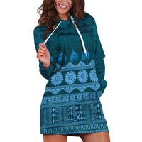 Bula Fiji Iri ni Meke Hoodie Dress Karakarawa Fijian Masi - Polynesian Pride