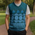 Bula Fiji Iri ni Meke Christmas Knitted V-Neck Vest Karakarawa Fijian Masi - Polynesian Pride