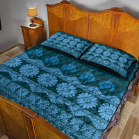 Bula Fiji Iri ni Meke Quilt Bed Set Karakarawa Fijian Masi - Polynesian Pride