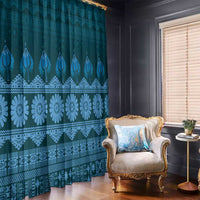 Bula Fiji Iri ni Meke Window Curtain Karakarawa Fijian Masi - Polynesian Pride