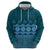 Bula Fiji Iri ni Meke Zip Hoodie Karakarawa Fijian Masi - Polynesian Pride
