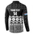 Fiji Tapa Rugby Custom Button Sweatshirt Go Fijiana - Polynesian Pride